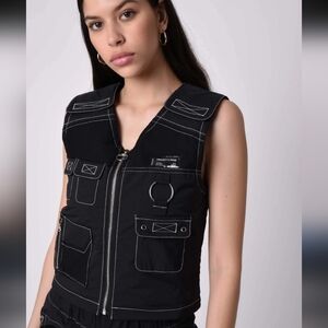 Project X Paris Black Utility Vest